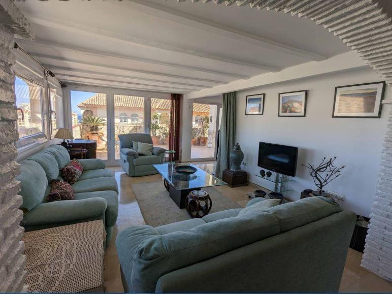 Sea View Penthouse Lägenhet Fuengirola Exteriör bild